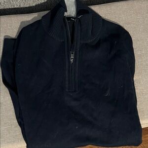 Nautica Men’s Dark Navy Half-Zip Sweater